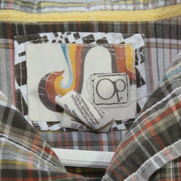 OP Ocean Pacific Mens Button Down Shirt Western SS - Picture 3 of 4